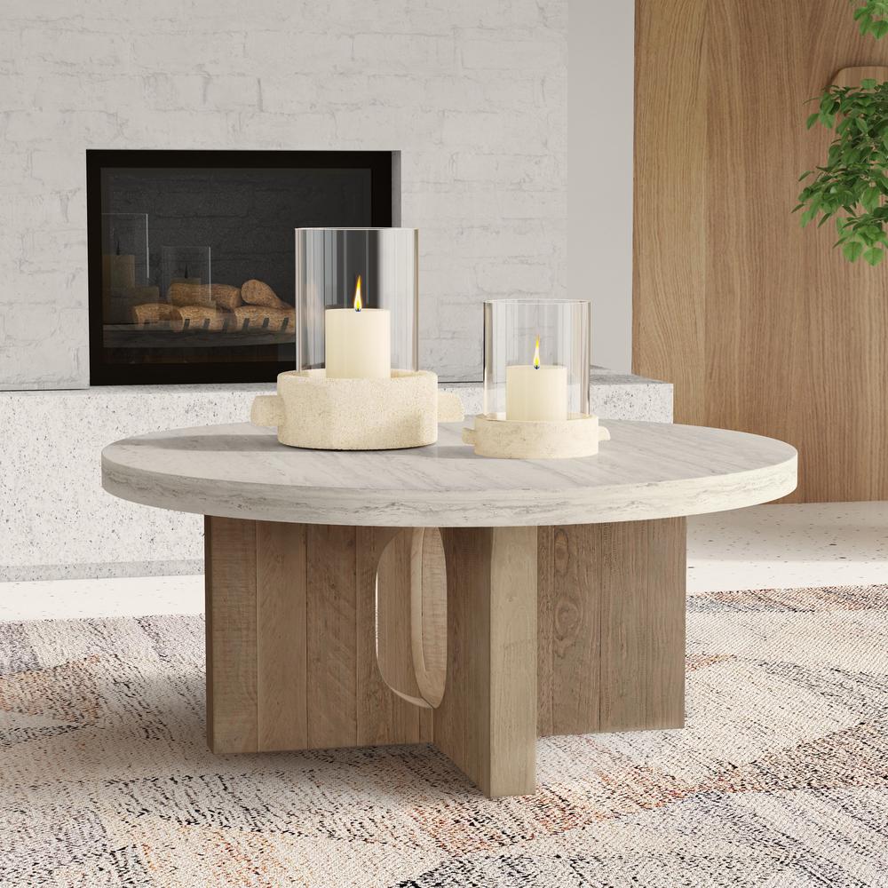 Talbot 42" Round Coffee Table. Picture 5