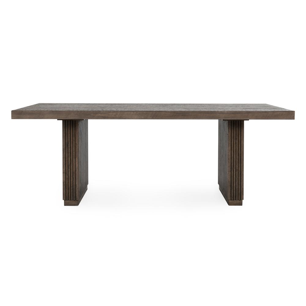 Ollie 82" Dining Table in Brown. Picture 2