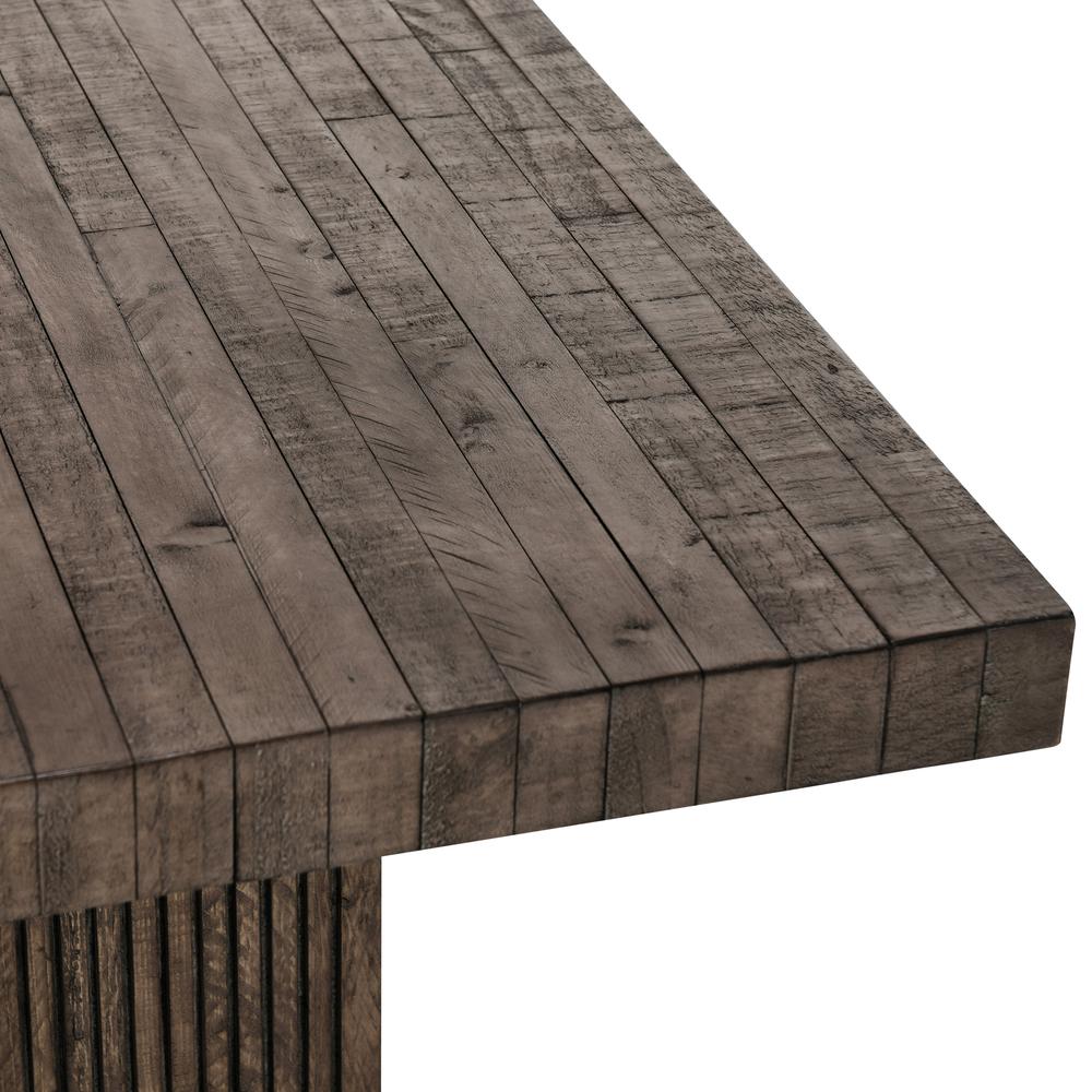 Ollie 82" Dining Table in Brown. Picture 4