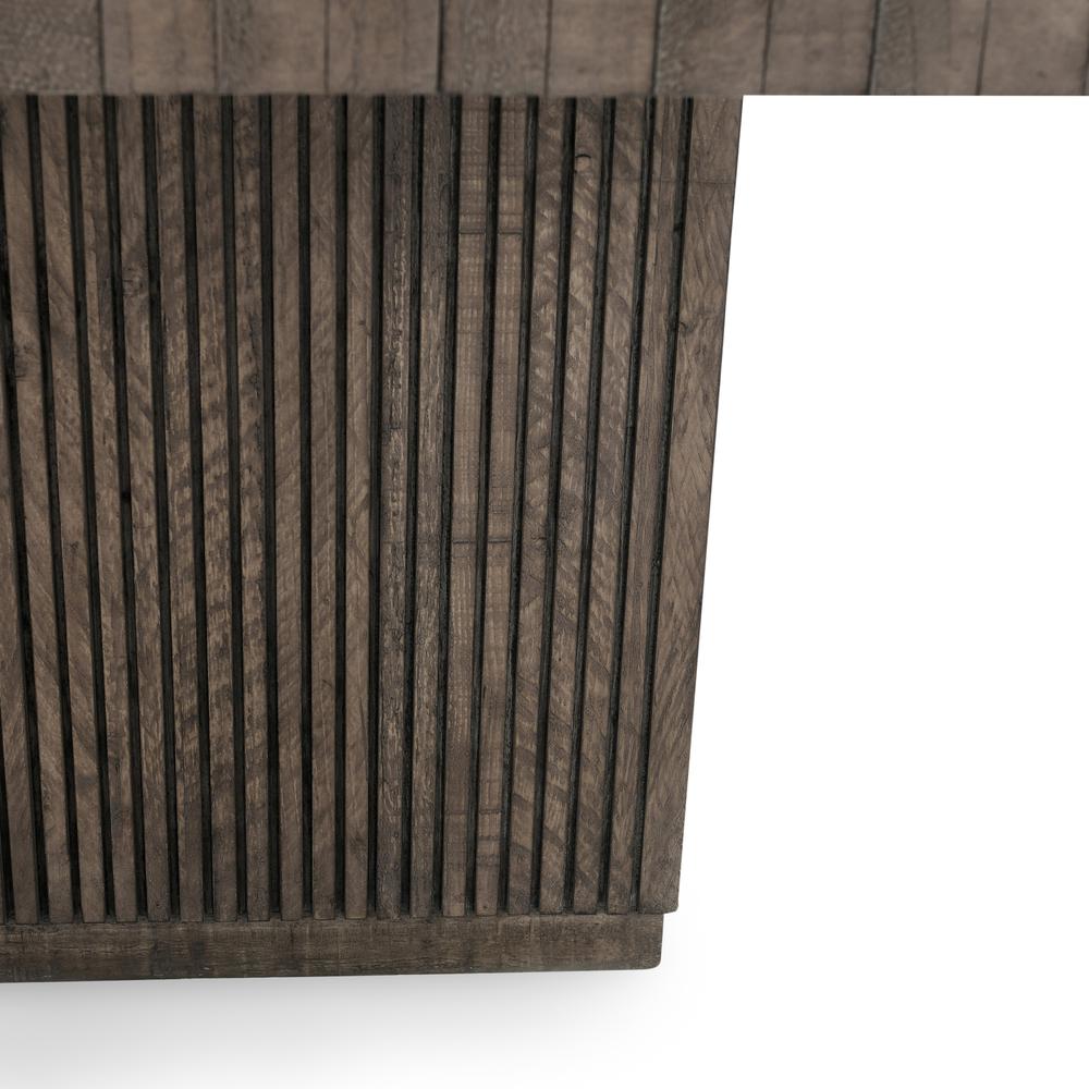 Ollie 82" Dining Table in Brown. Picture 5