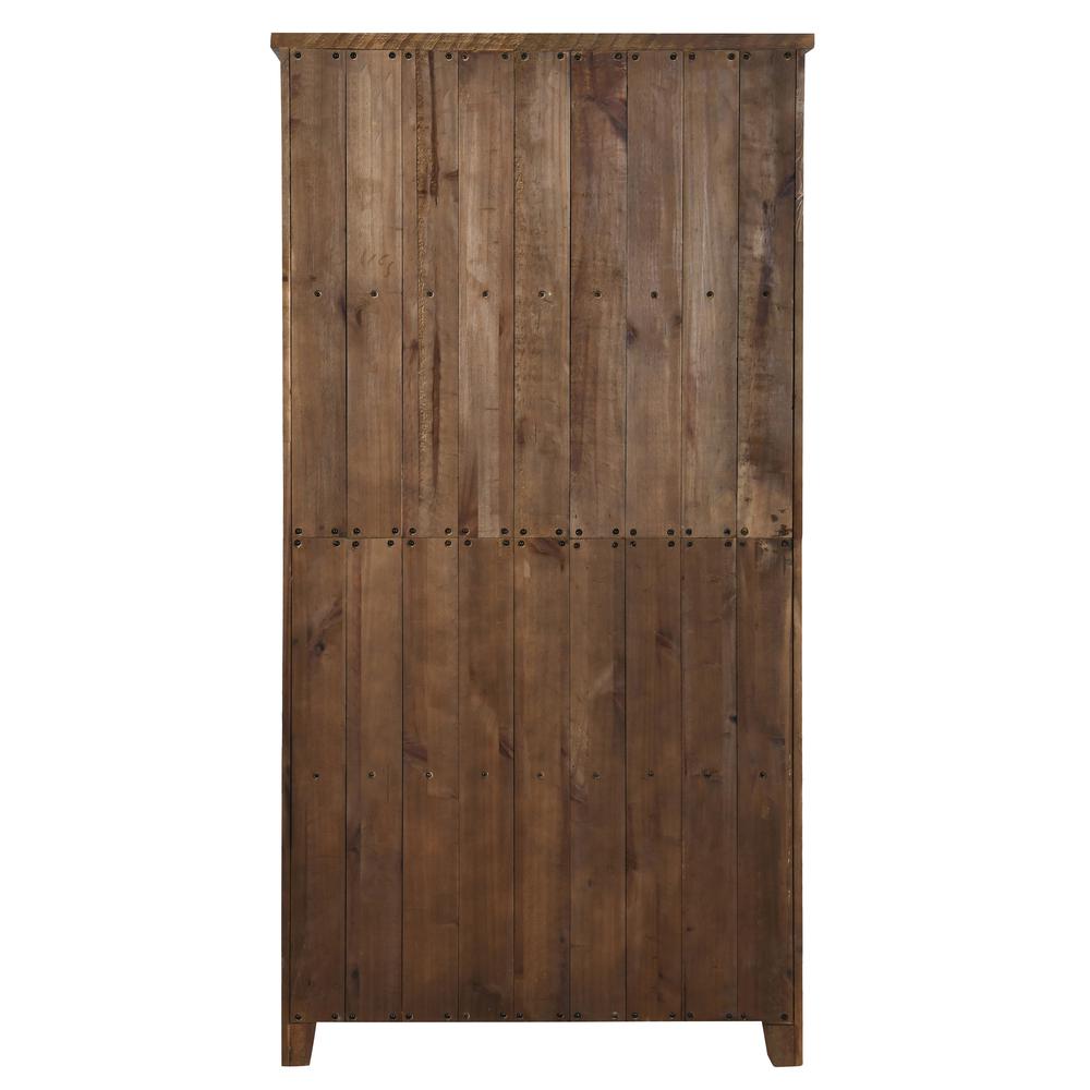 Emma Reclaimed Pine Display Cabinet. Picture 3
