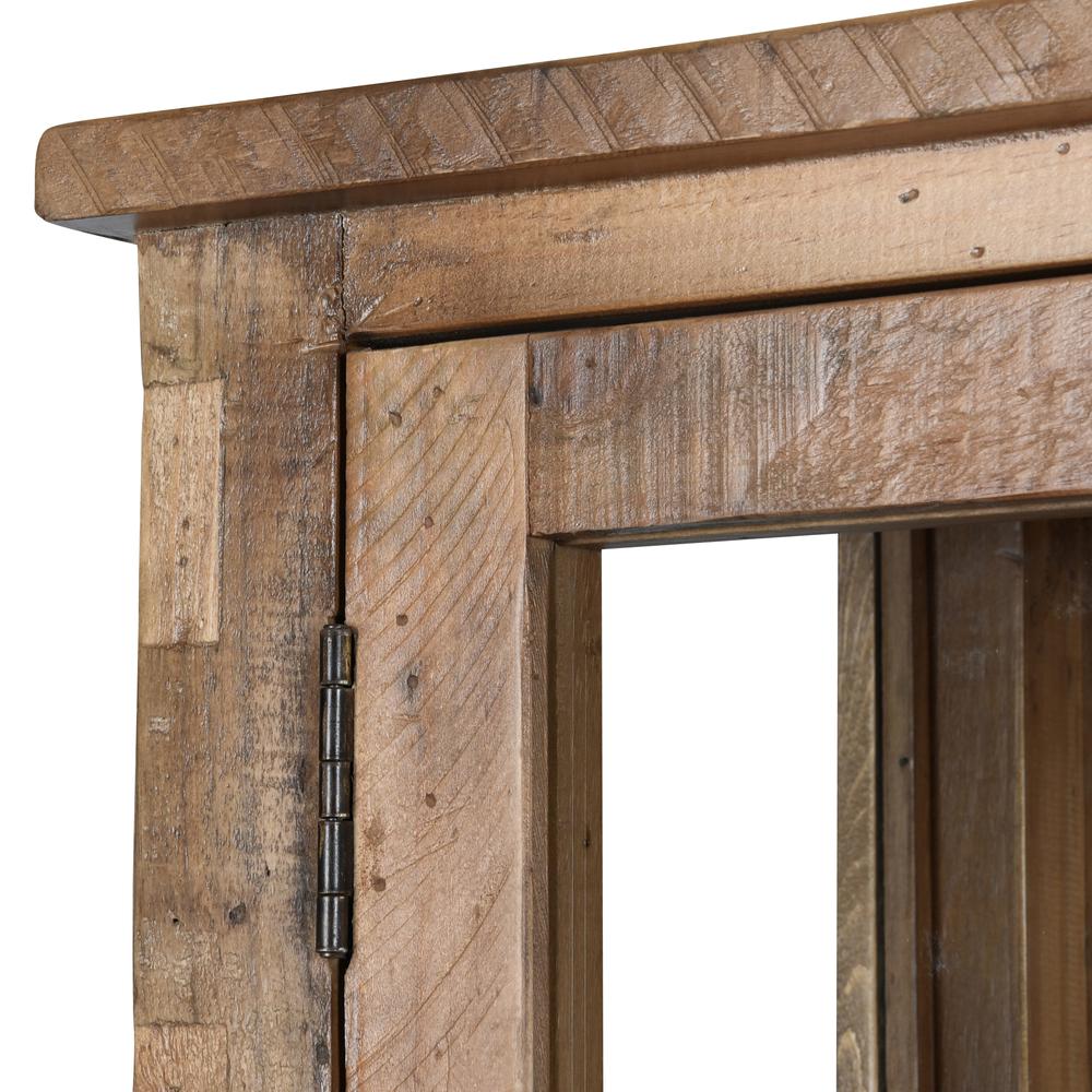 Emma Reclaimed Pine Display Cabinet. Picture 11