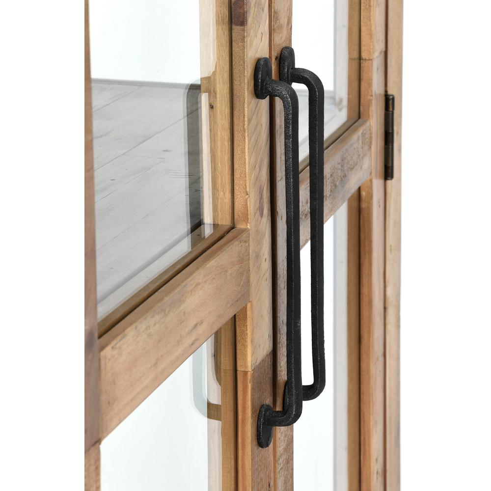 Emma Reclaimed Pine Display Cabinet. Picture 6
