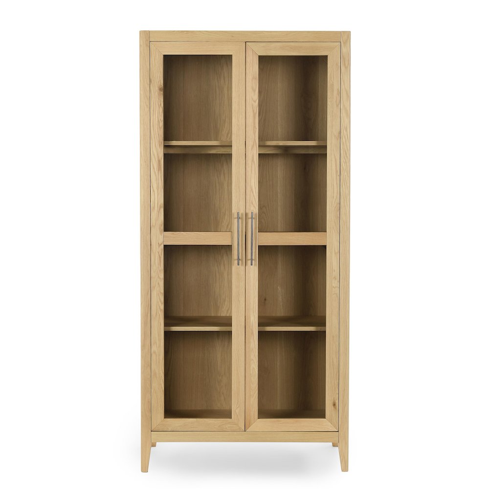 Beechgrove Curio Cabinet in Natural Brown. Picture 2
