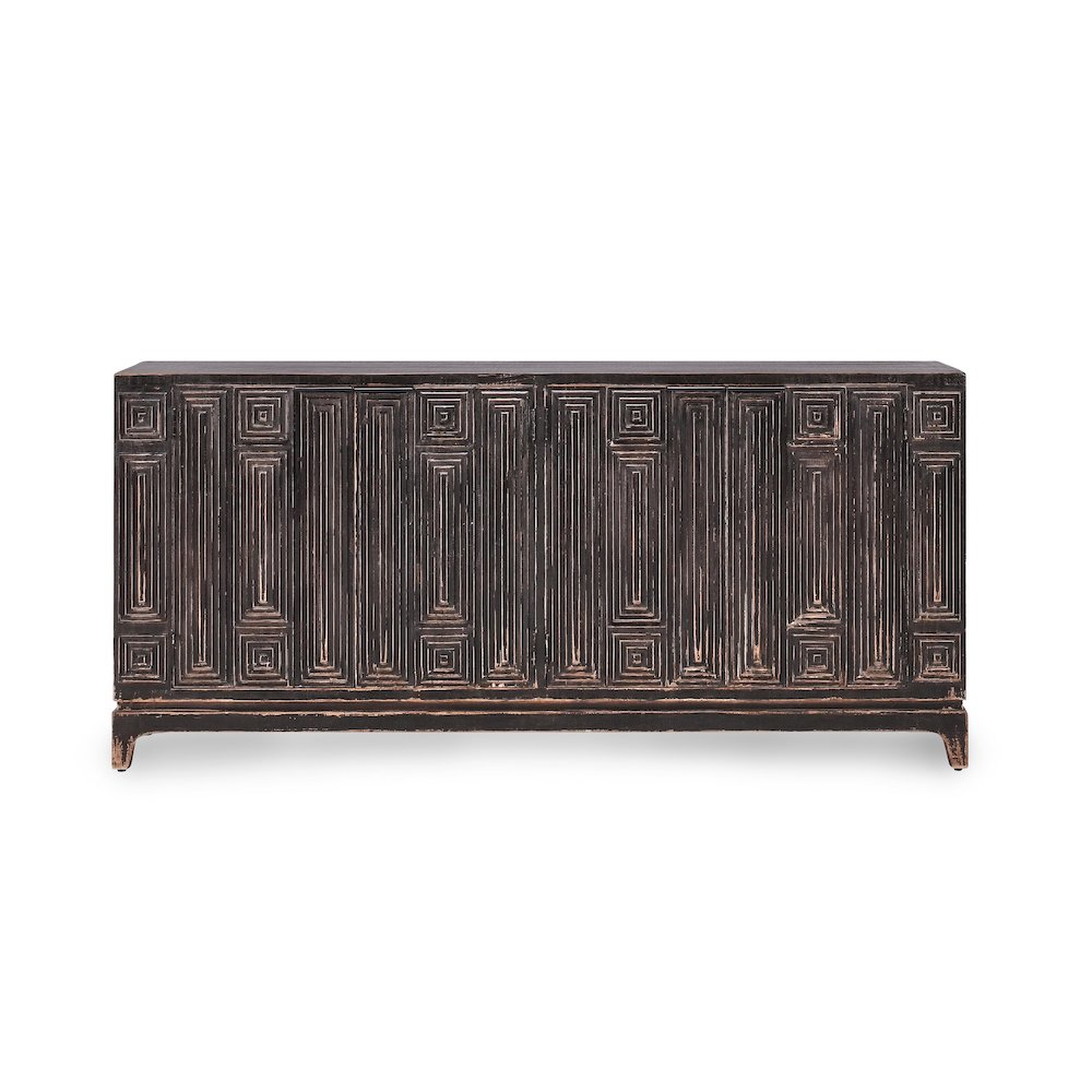 Iza Reclaimed Pine Wood Sideboard Buffet. Picture 2