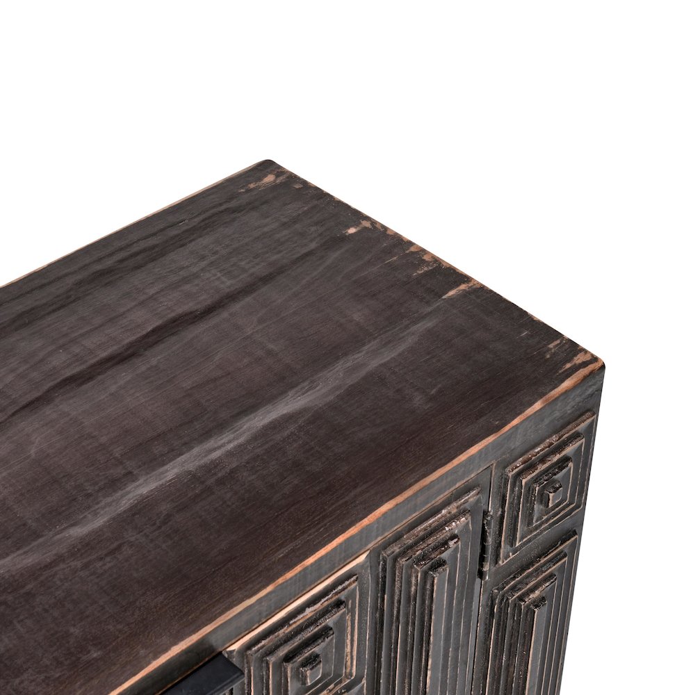 Iza Reclaimed Pine Wood Sideboard Buffet. Picture 10