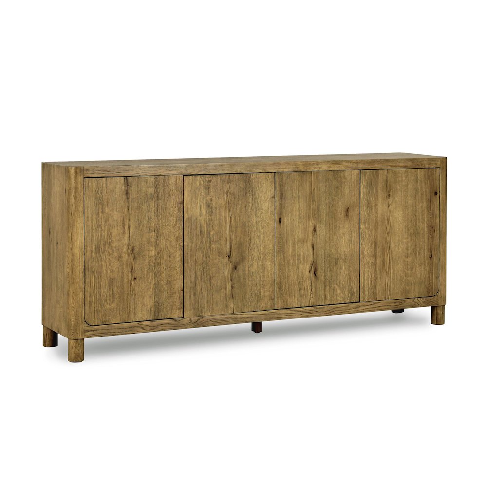 Orlando 4-Door Sideboard Light Brown. Picture 1