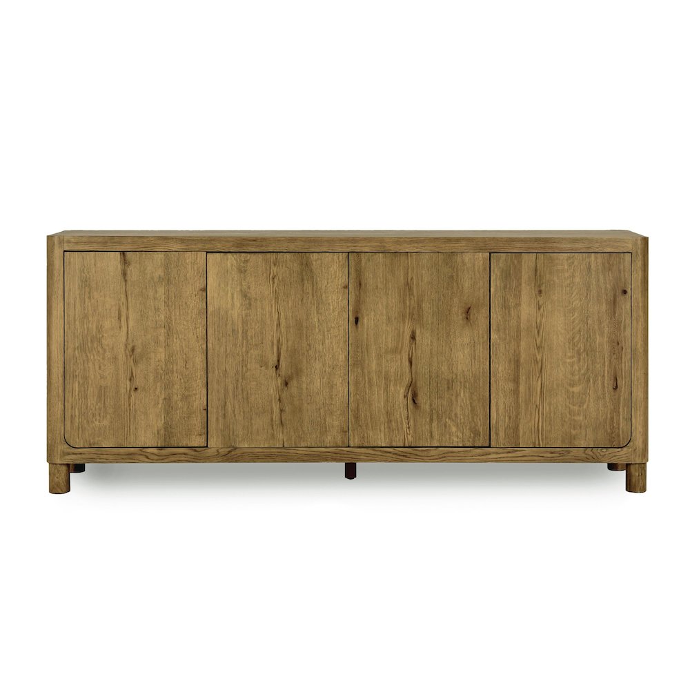 Orlando 4-Door Sideboard Light Brown. Picture 2
