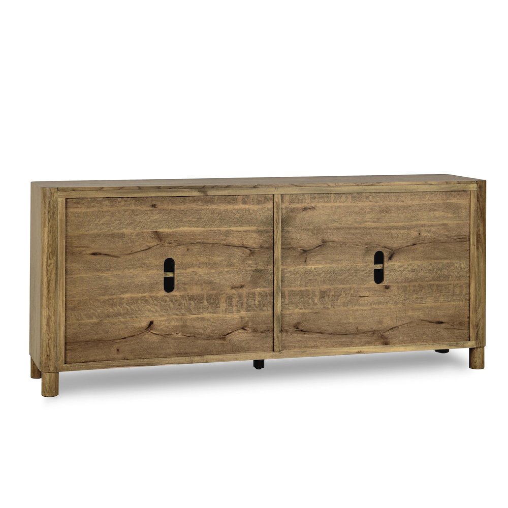 Orlando 4-Door Sideboard Light Brown. Picture 5