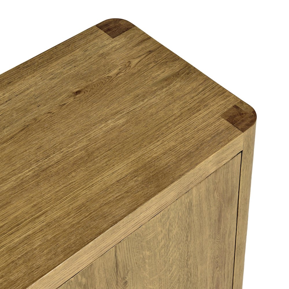 Orlando 4-Door Sideboard Light Brown. Picture 6