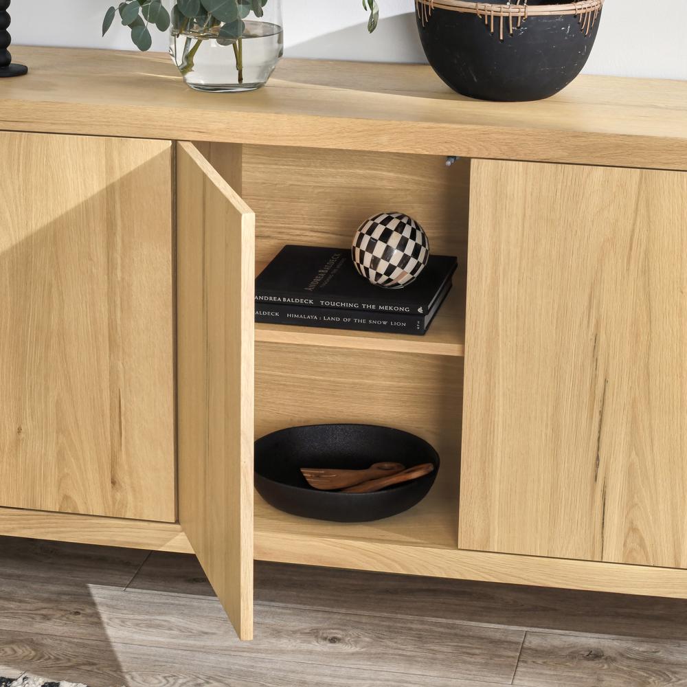 Orlando 4-Door Sideboard Natural. Picture 4