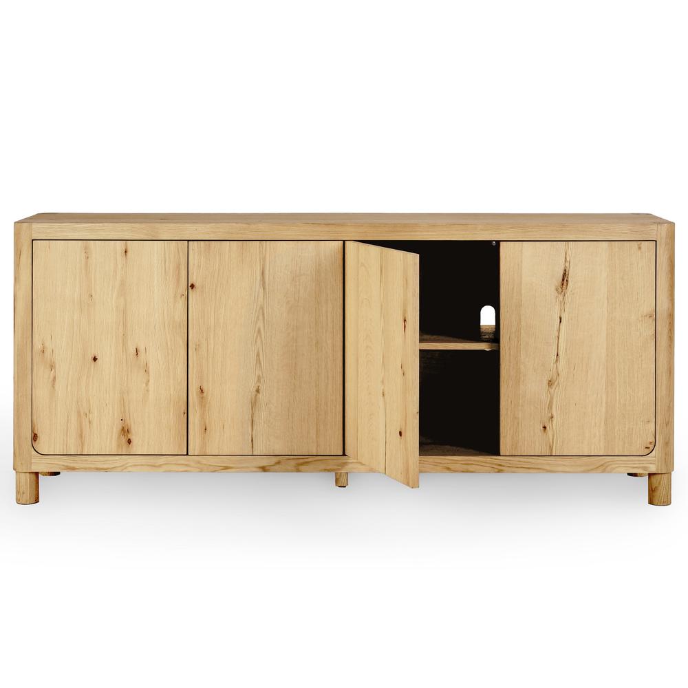 Orlando 4-Door Sideboard Natural. Picture 3