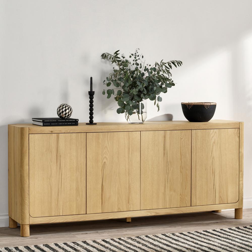 Orlando 4-Door Sideboard Natural. Picture 10