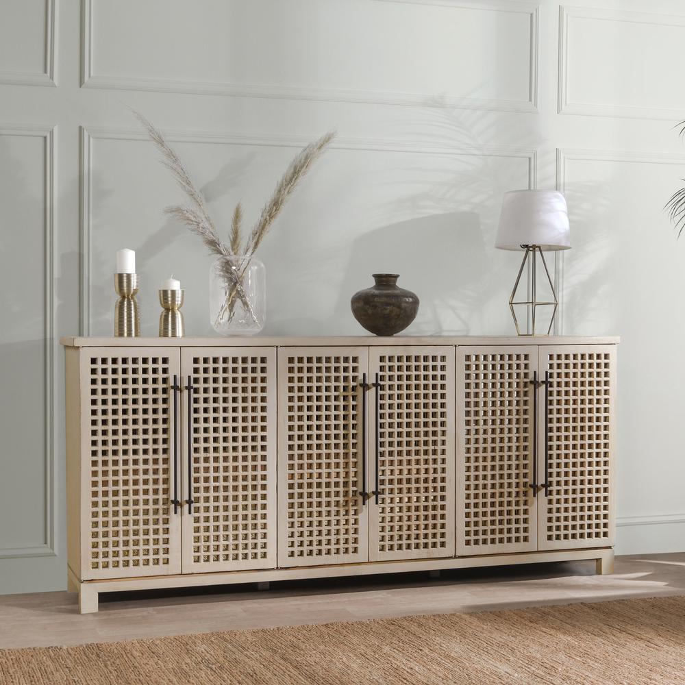 Landon 6 Doors Sideboard By Kosas Home. Picture 4