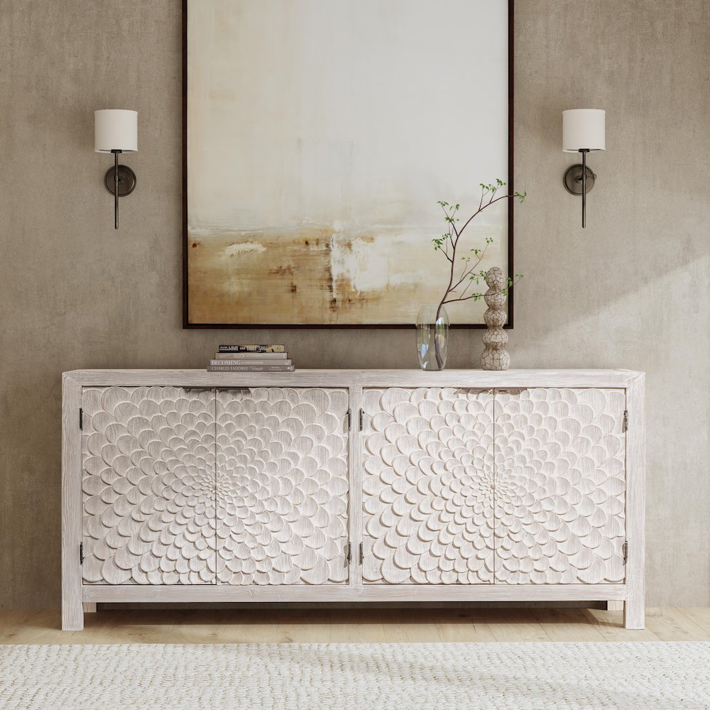 Astrid 4Dr Sideboard Vintage Cream. Picture 9