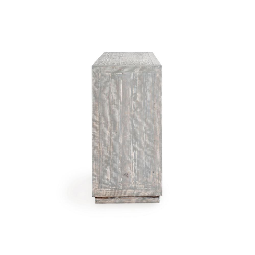 Chandler 86"  Reclaimed Pine Wood Antique Blue Sideboard. Picture 10