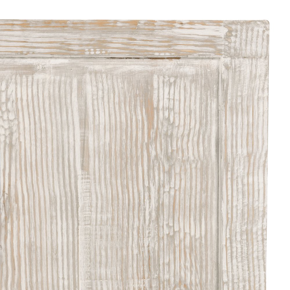 Bast 4-Door Reclaimed Pine Wood Buffet Sideboard in Cream. Picture 11