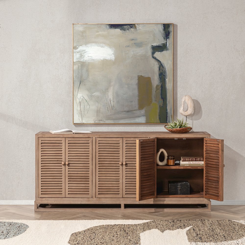 Jolen Reclaimed Pine Buffet Sideboard. Picture 3