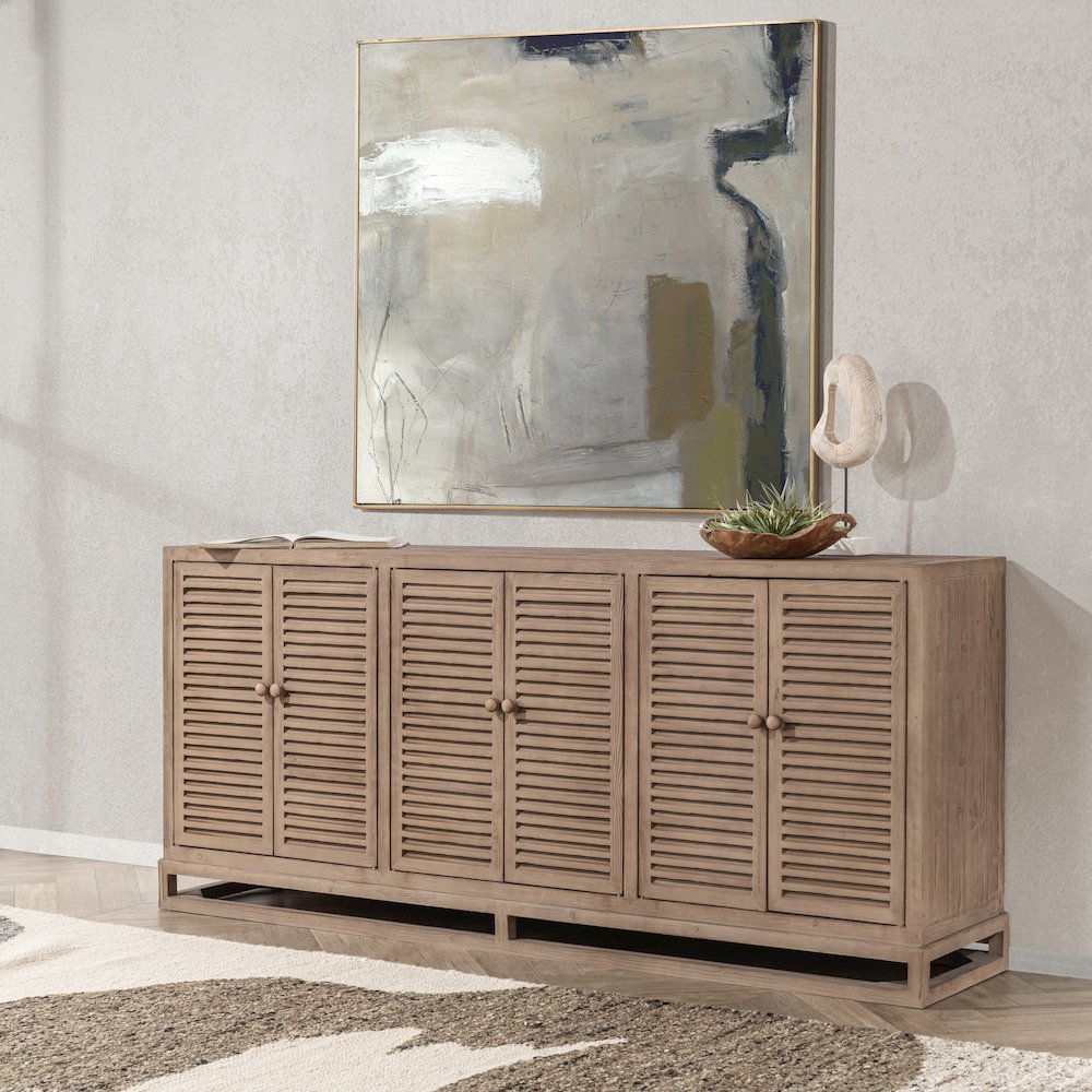 Jolen Reclaimed Pine Buffet Sideboard. Picture 11