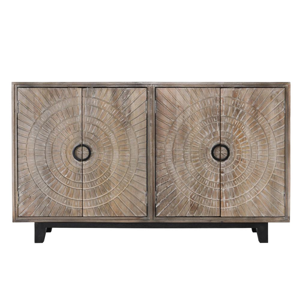 Viva 4 Door Sideboard by Kosas Home. Picture 2