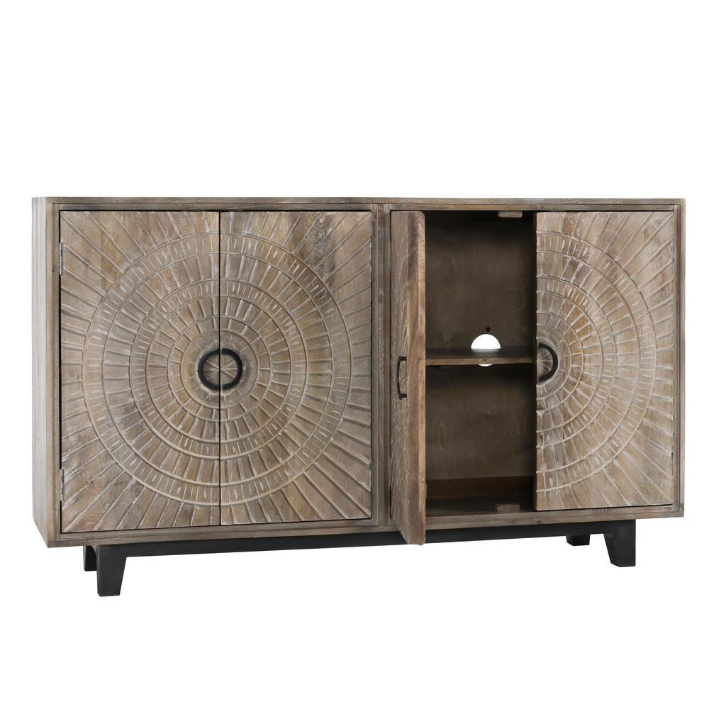 Viva 4 Door Sideboard by Kosas Home. Picture 5