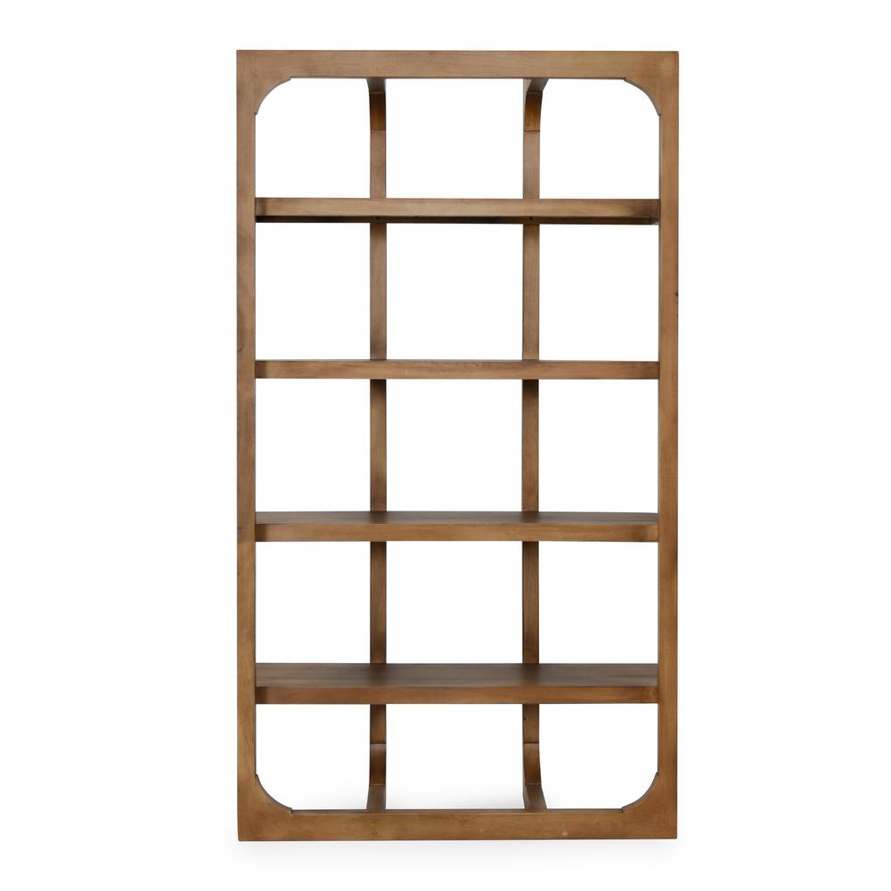 Gordon 86"  Acacia Wood Bookcase. Picture 2
