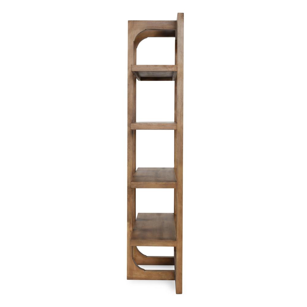 Gordon 86"  Acacia Wood Bookcase. Picture 3