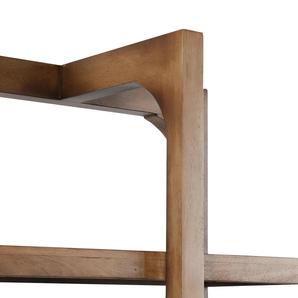 Gordon 86"  Acacia Wood Bookcase. Picture 7