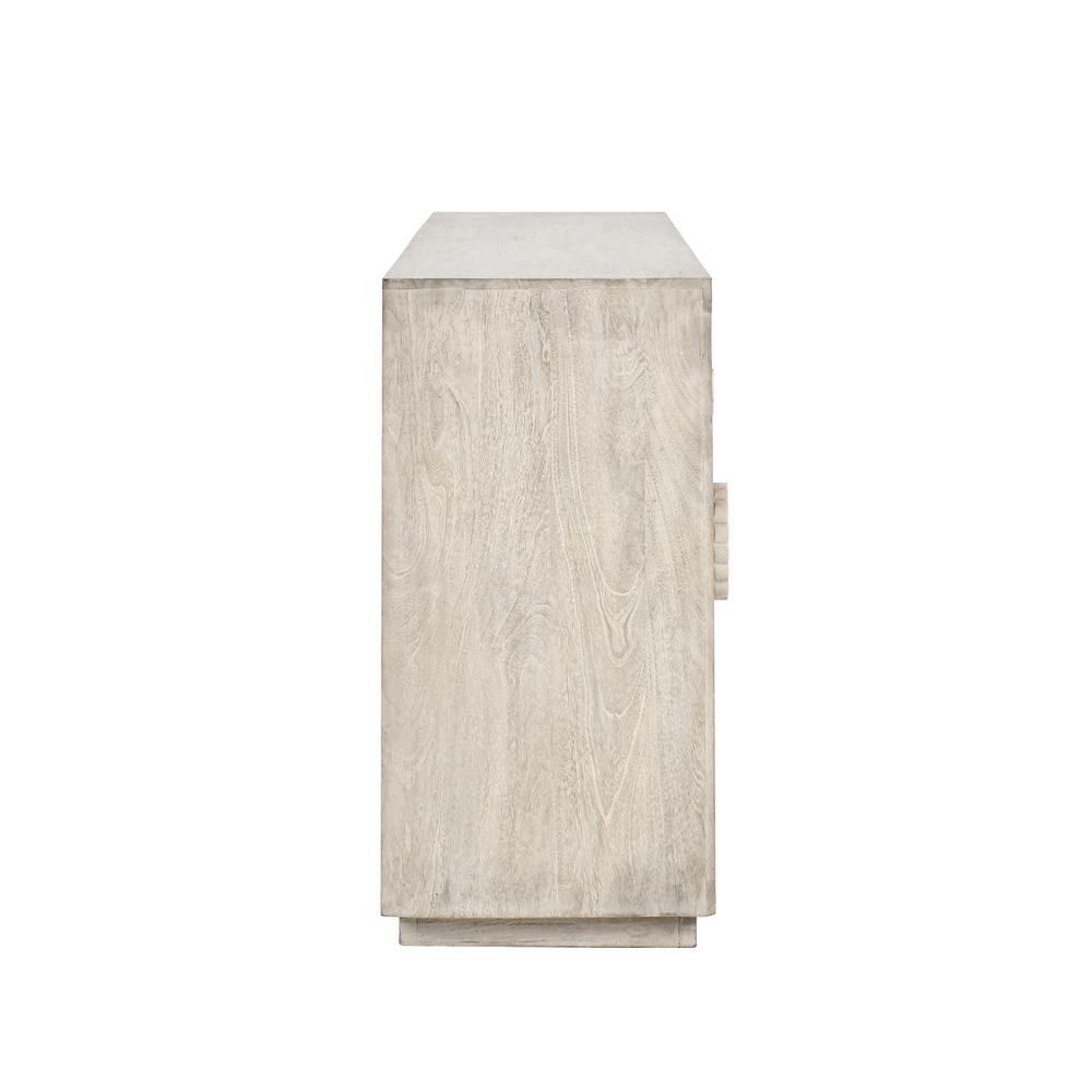 Apollo 84"  Mango Wood in White Wash. Picture 2
