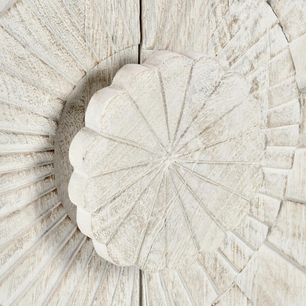 Apollo 84"  Mango Wood in White Wash. Picture 6