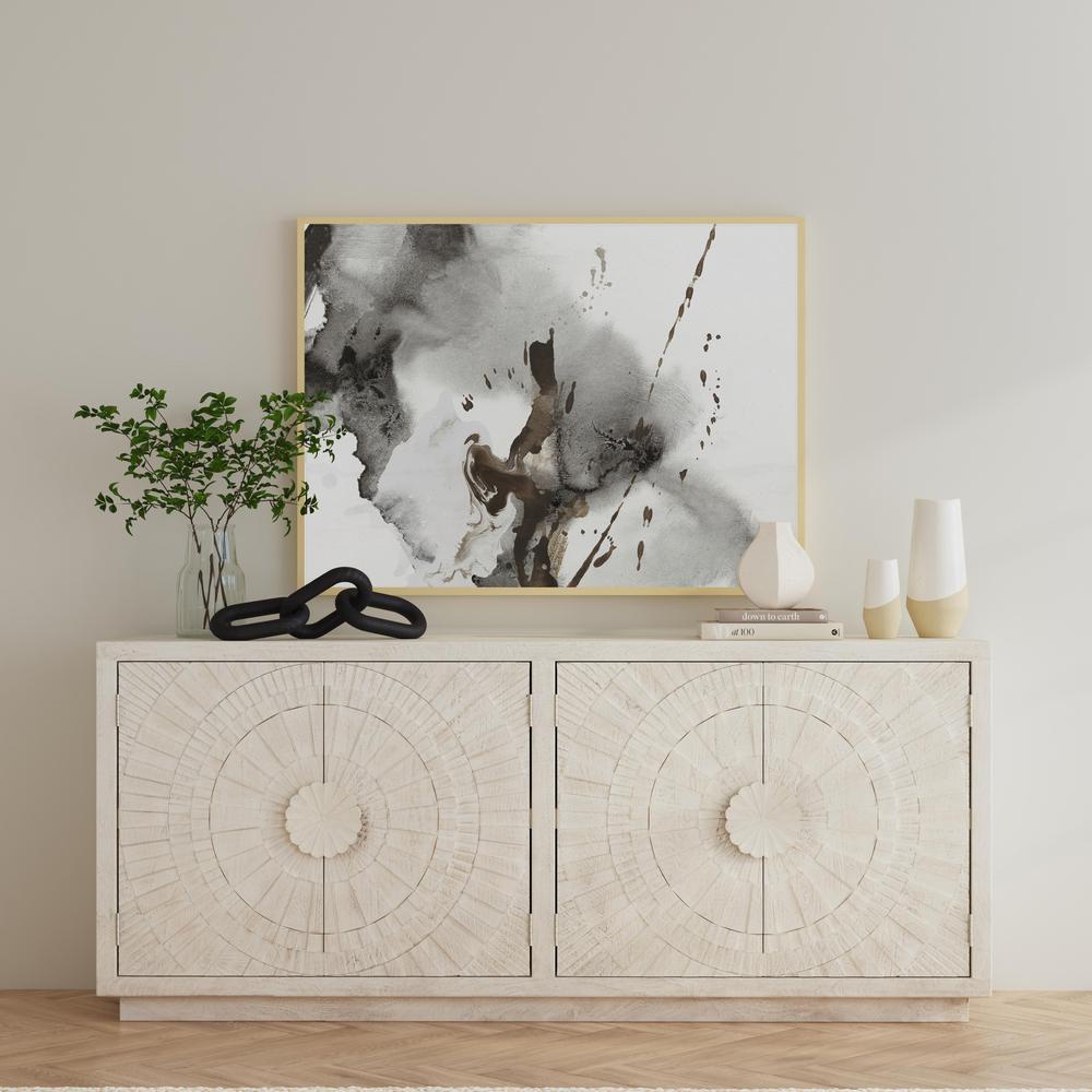 Apollo 84"  Mango Wood in White Wash. Picture 10