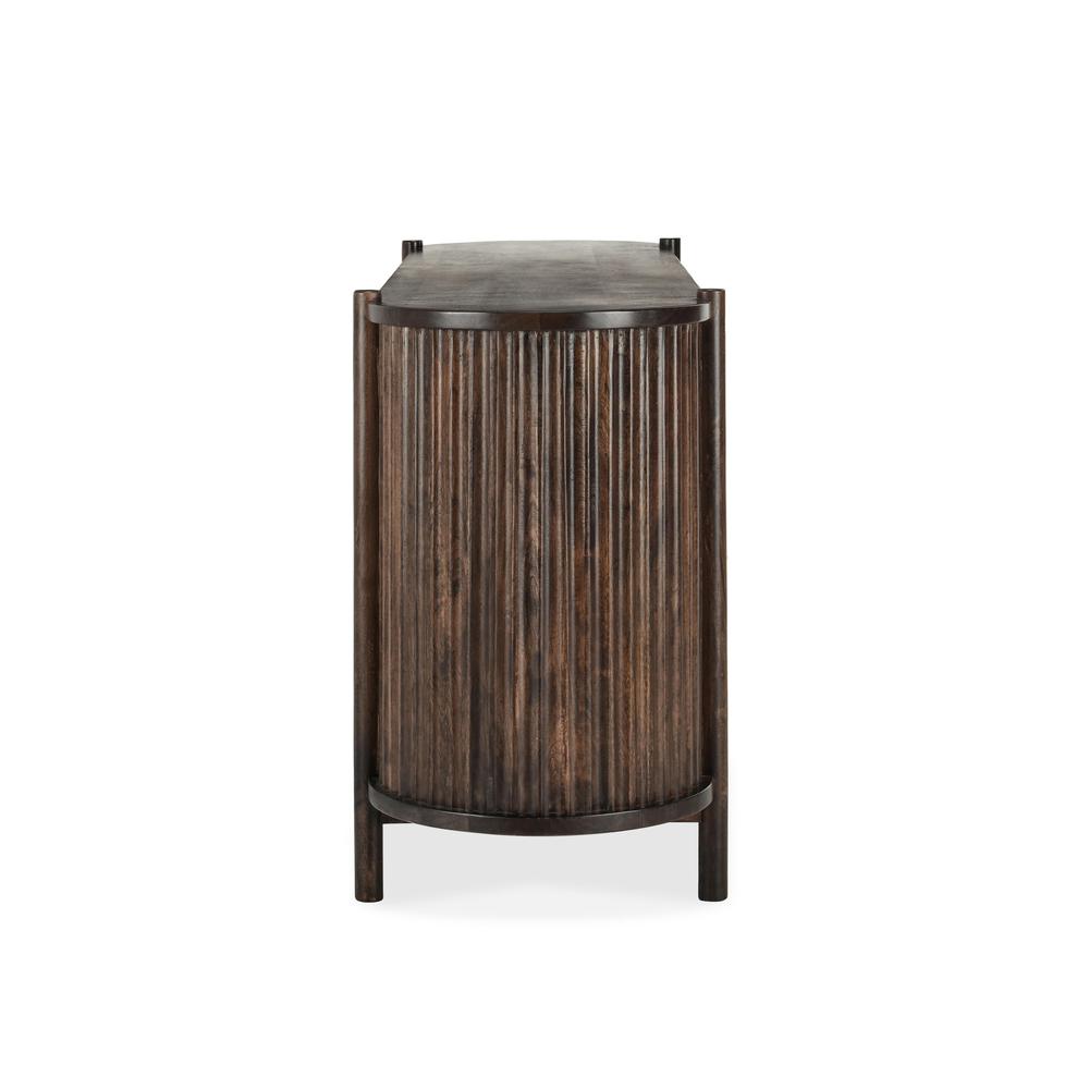 Redford 73" Mango Wood Mid-Century Modern Brown Buffet Sideboard. Picture 3