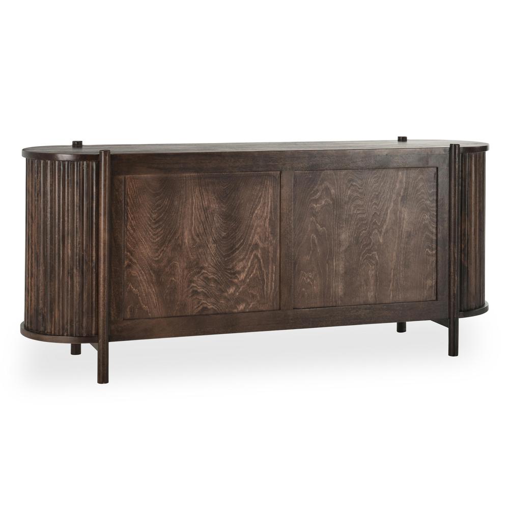 Redford 73" Mango Wood Mid-Century Modern Brown Buffet Sideboard. Picture 5