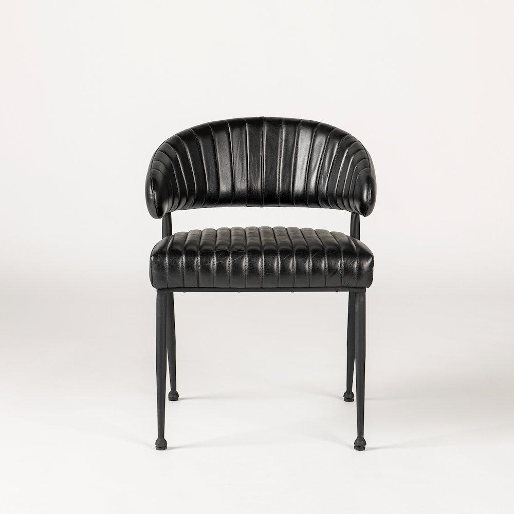 Umbria Dining Chair in Jet Black. Picture 2