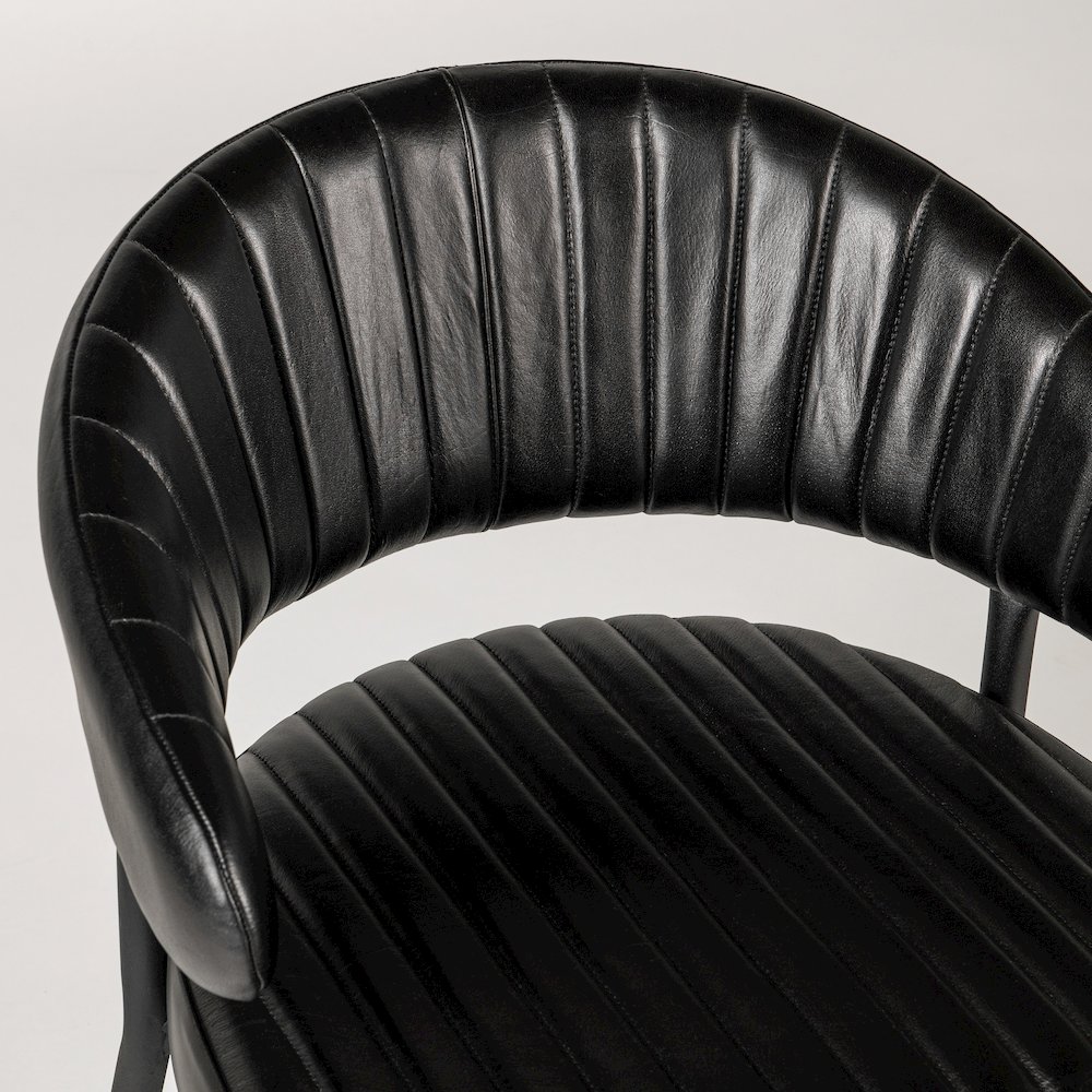 Umbria Dining Chair in Jet Black. Picture 5