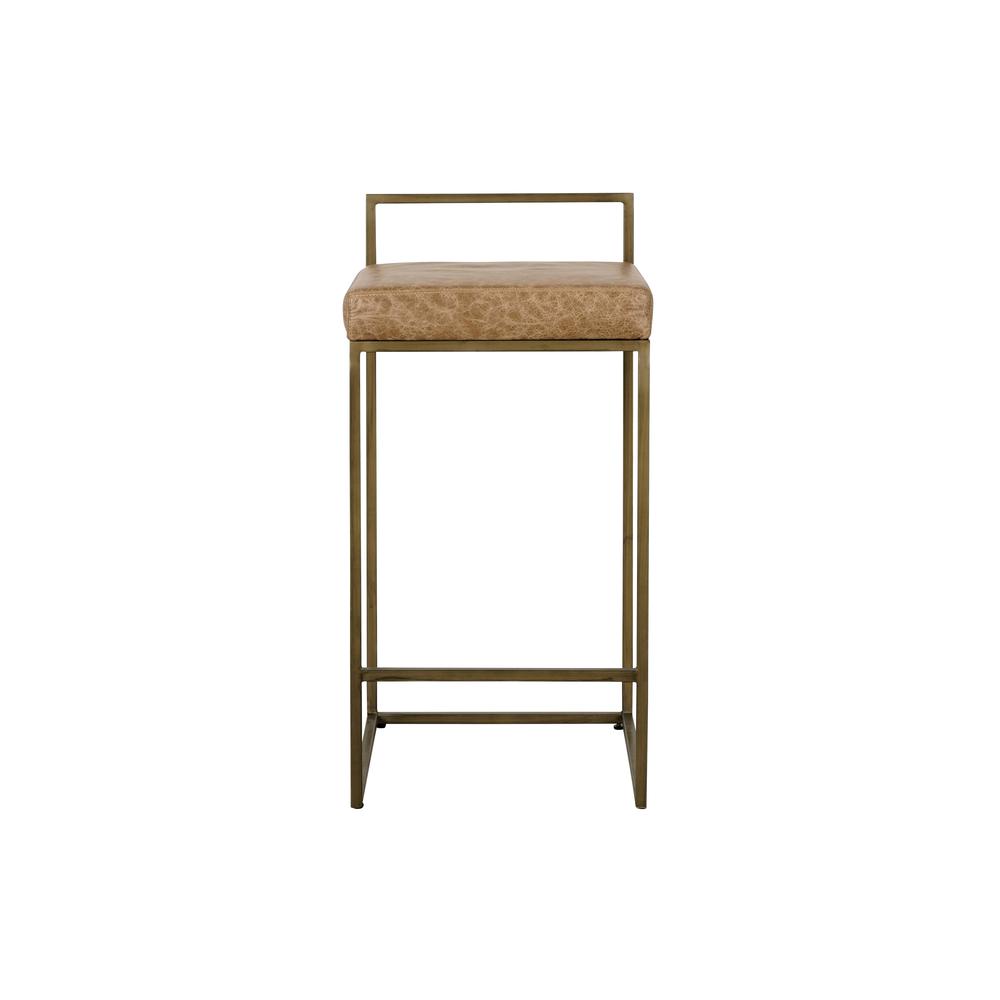 Belfort 26" Counter Stool By Kosas Home , Chestnut. Picture 2