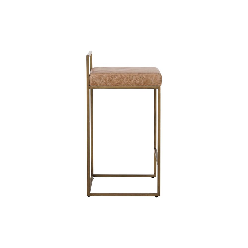 Belfort 26" Counter Stool By Kosas Home , Chestnut. Picture 3