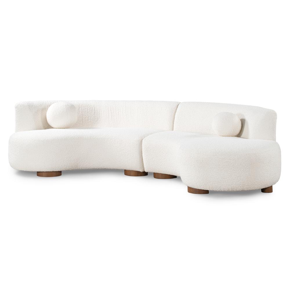 Octavia Sectional in Ivory. Picture 1