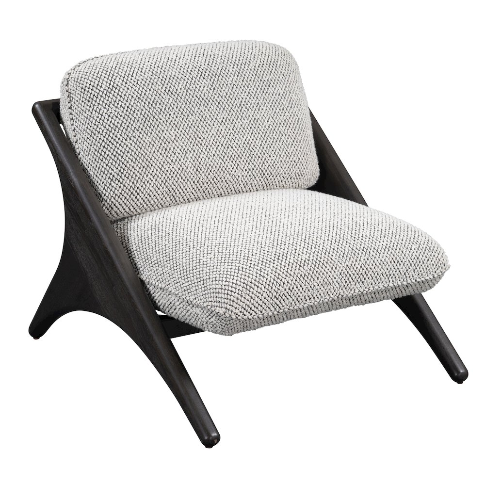 Georgia Accent Chair Gray. Picture 1