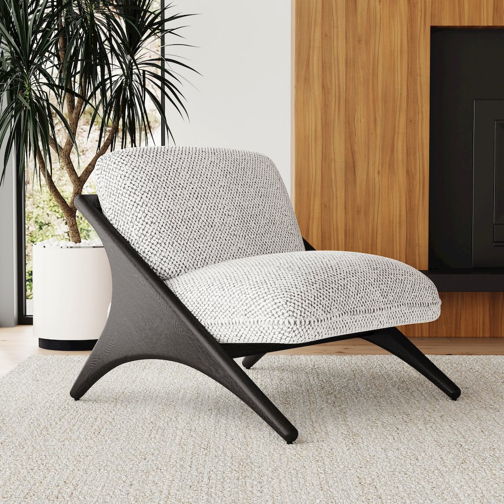 Georgia Accent Chair Gray. Picture 8