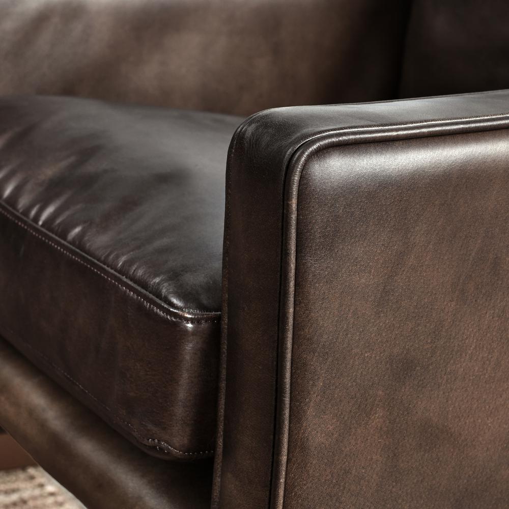Chad Club Chair Brown by Kosas Home. Picture 8
