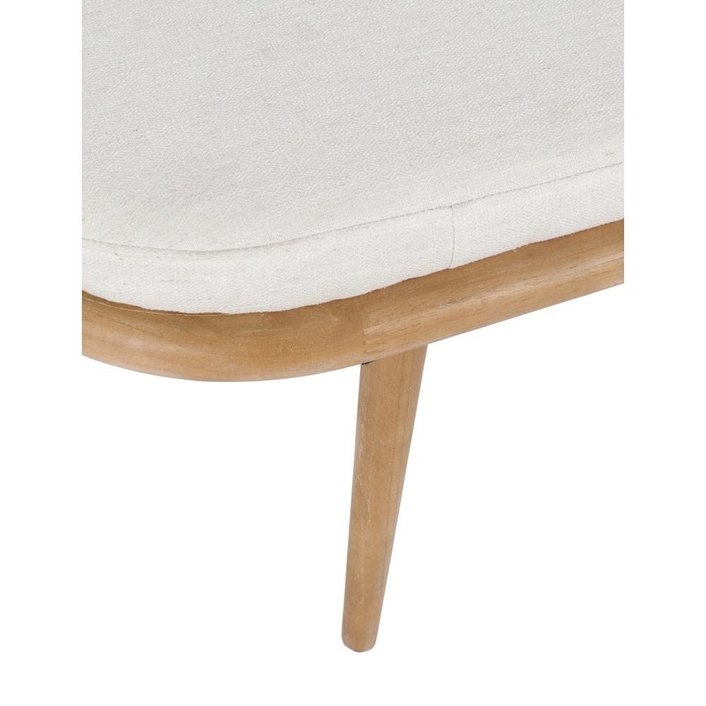 Echo Bench, Fog Grey by Kosas Home. Picture 4