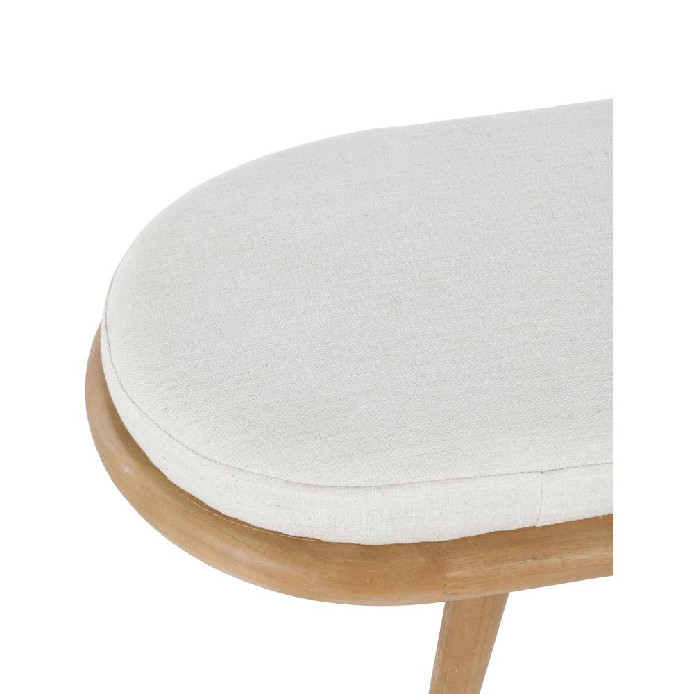 Echo Bench, Fog Grey by Kosas Home. Picture 2