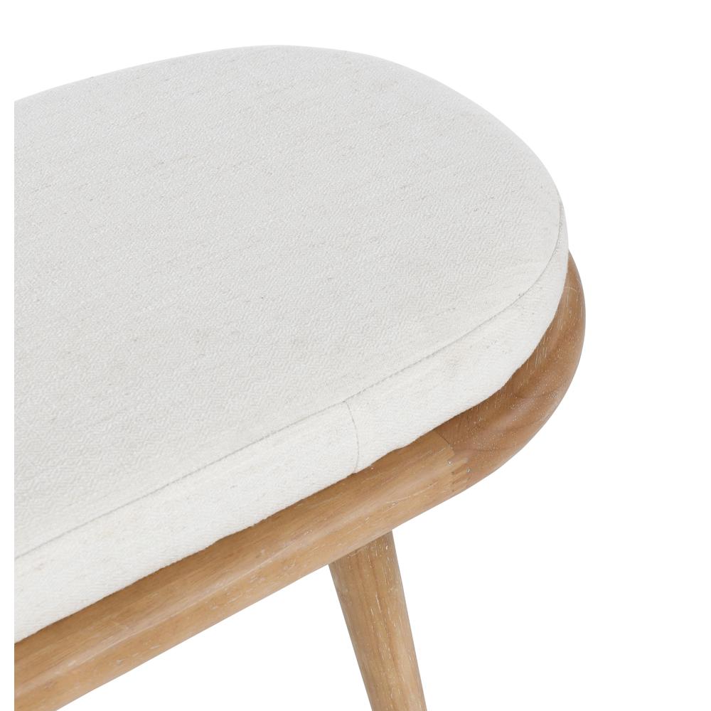 Echo Bench, Fog Grey by Kosas Home. Picture 7