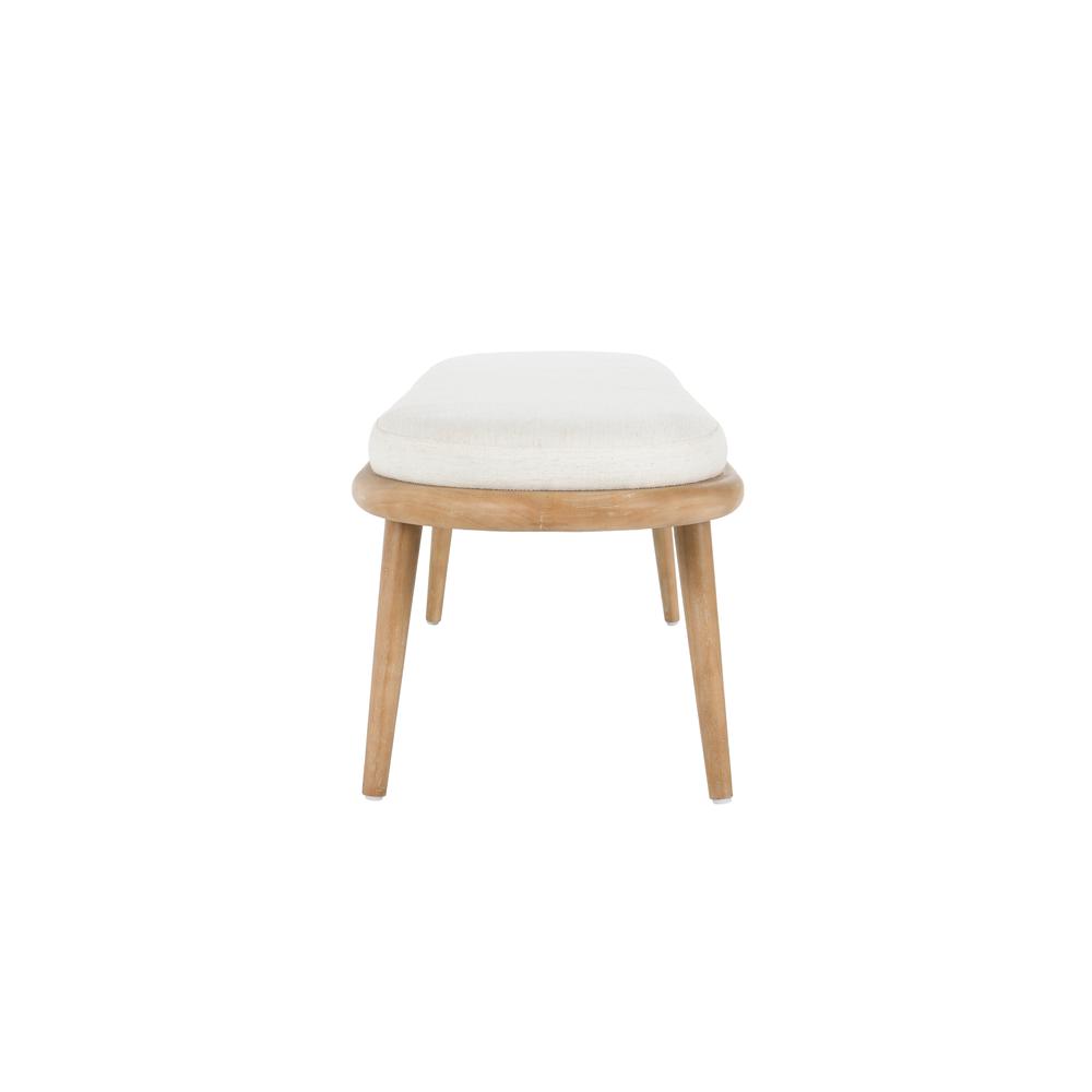 Echo Bench, Fog Grey by Kosas Home. Picture 8
