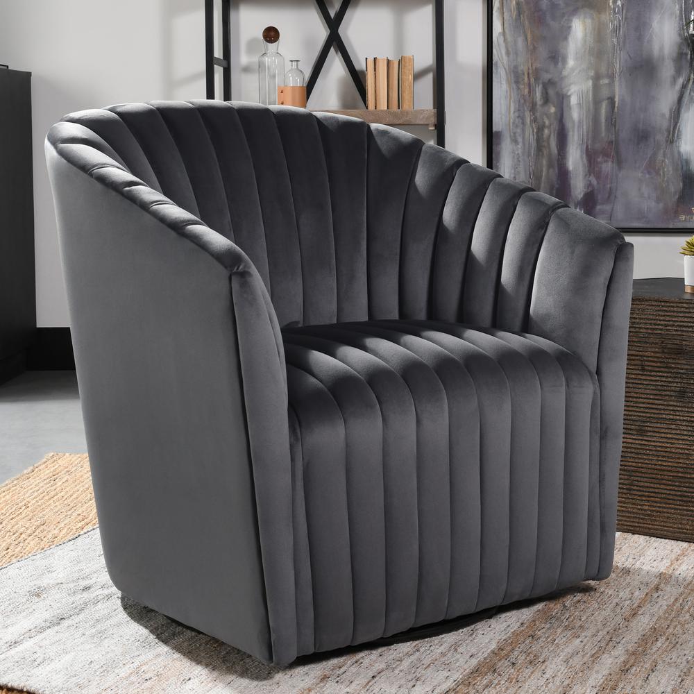 Marion Swivel Accent Chair By Kosas Home. Picture 8