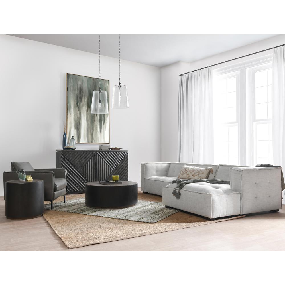 Element Two-Piece Modern Beige Sectional Sofa. Picture 10