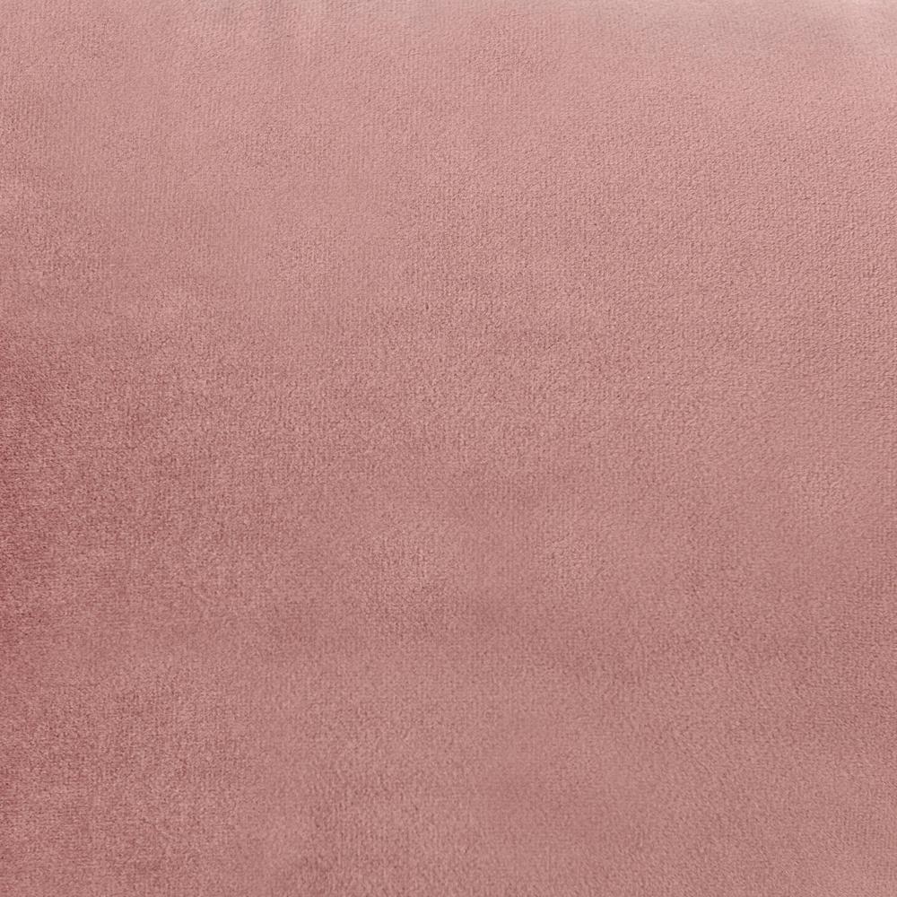 Petra 89" Velvet Fabric Blush Tufted Sofa. Picture 5