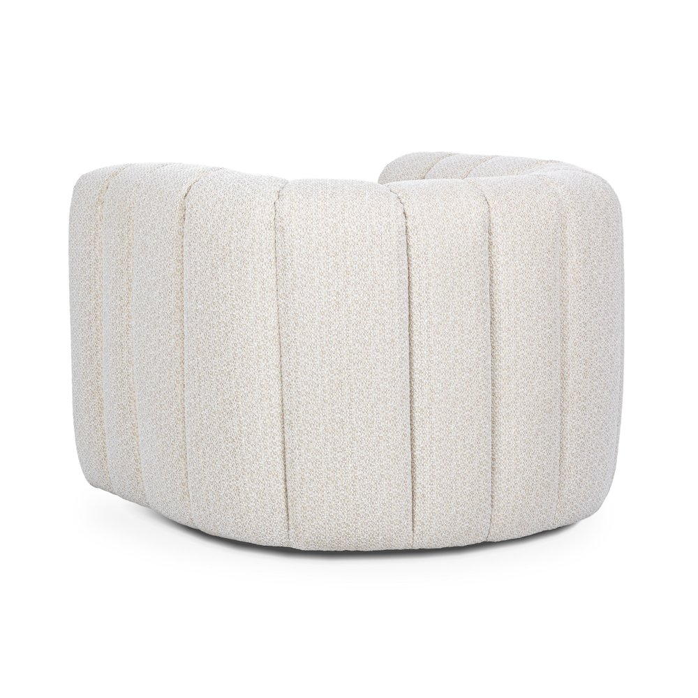 Lexa Upholstered Fabric Swivel Chair. Picture 4