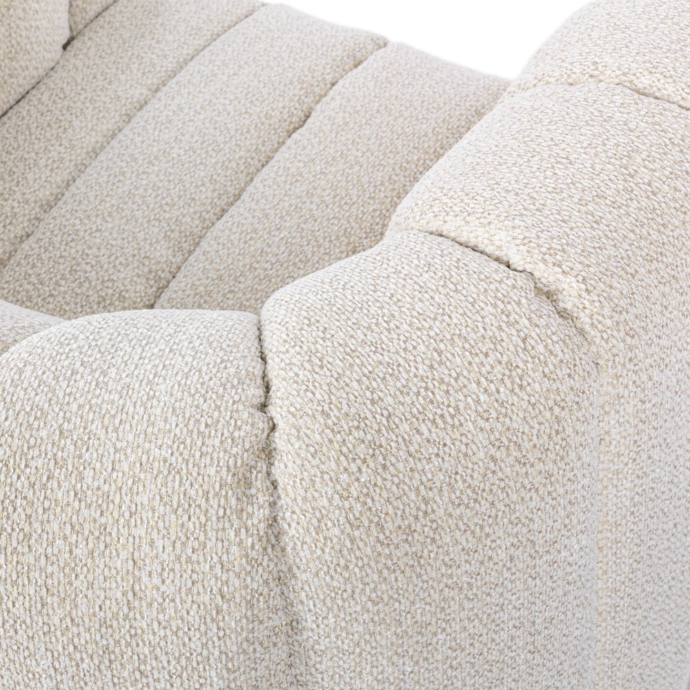 Lexa Upholstered Fabric Swivel Chair. Picture 6